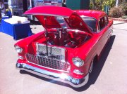 Red 1956 Chevrolet